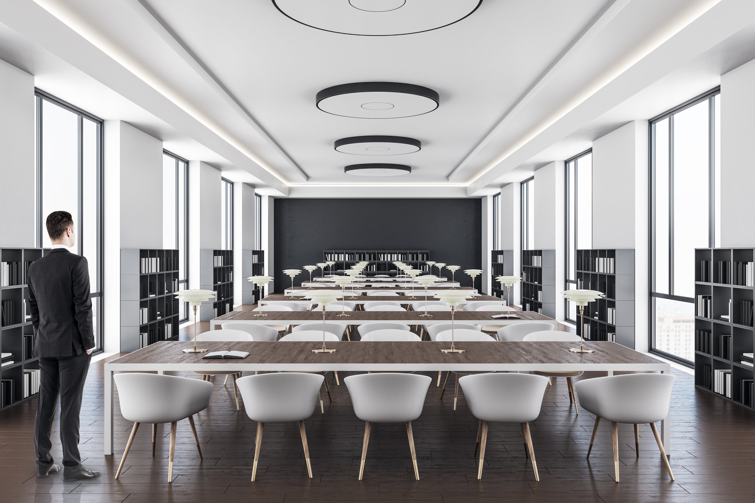 A refined room for leadership and purposeful conversation
